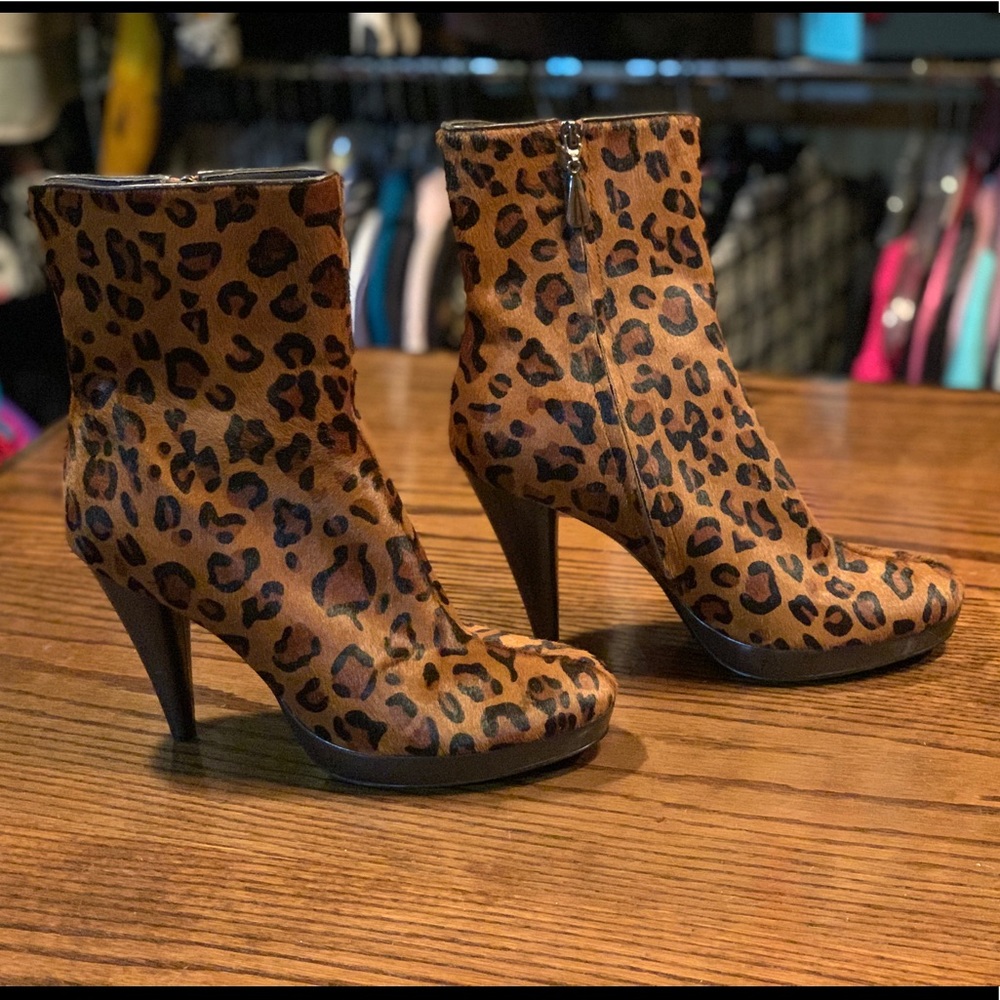 Linea Paola genuine Hide on hair boots